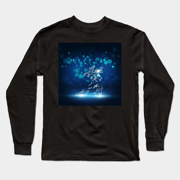 dancing couple Long Sleeve T-Shirt by Mammoths